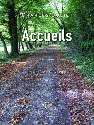 cover image of Accueils. Journal IV (1982-1988)